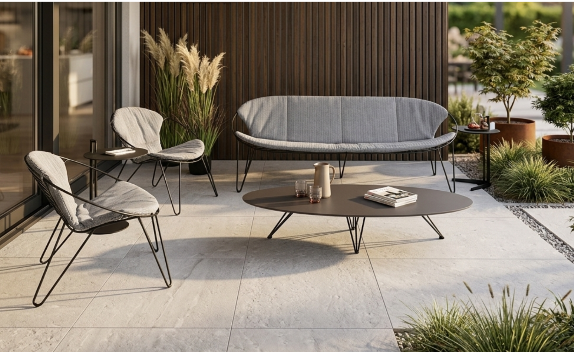 Joli-wire-elyps salontafel