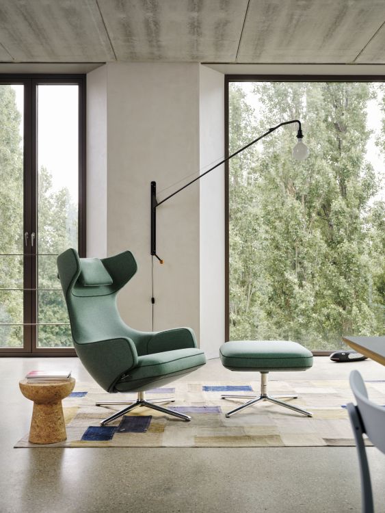 Fauteuil Grand Repos & Ottoman