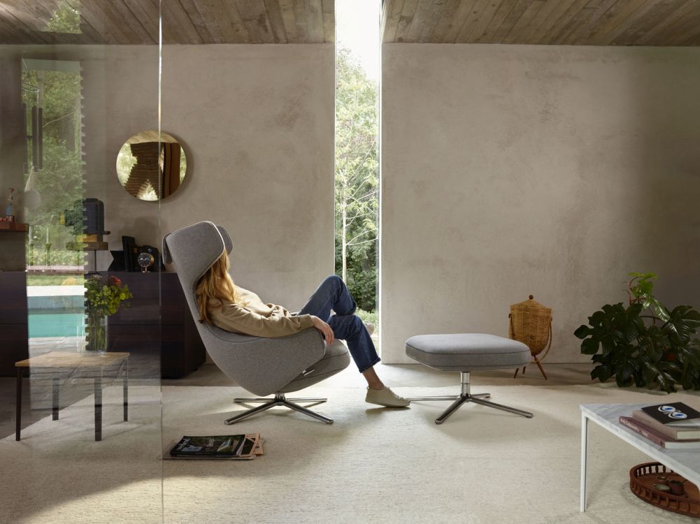 Fauteuil Grand Repos & Ottoman