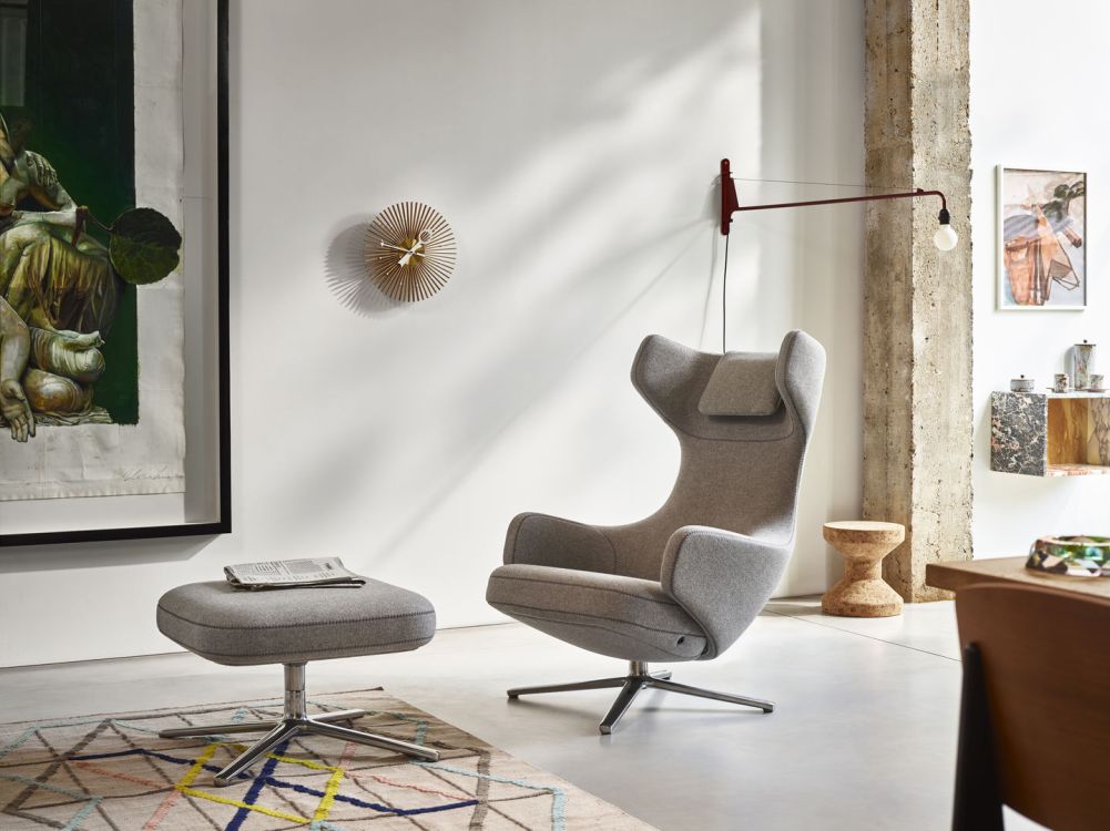 Fauteuil Grand Repos & Ottoman
